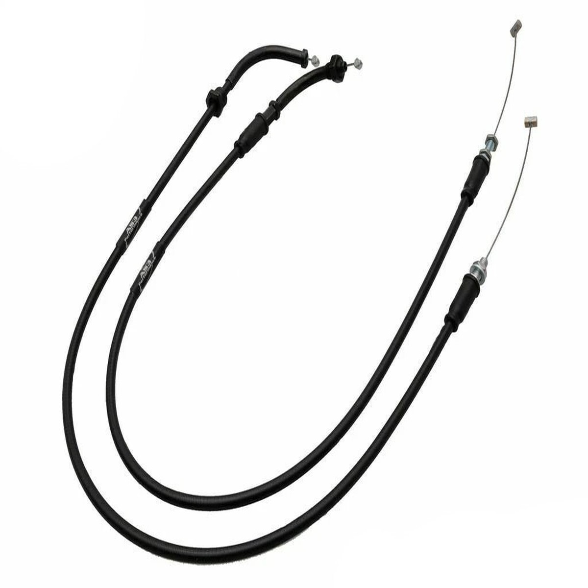 SUZUKI GSF 600 BANDIT 1996-1999 AS3 VENHILL FEATHERLIGHT THROTTLE CABLES BLACK