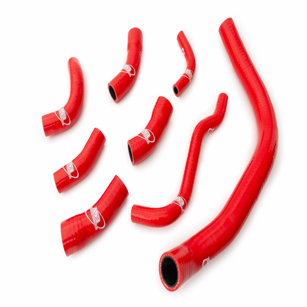 YAMAHA FZS 1000 FAZER 2001-2005 AS3 PERFORMANCE SILICONE RADIATOR HOSES RED
