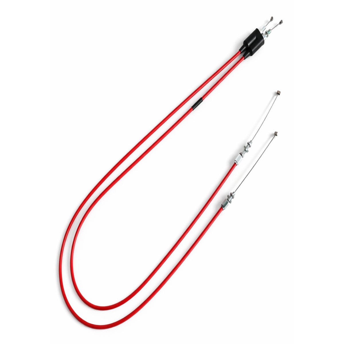 HONDA CRF 450 R 2002-2003 AS3 VENHILL FEATHERLIGHT THROTTLE CABLES RED