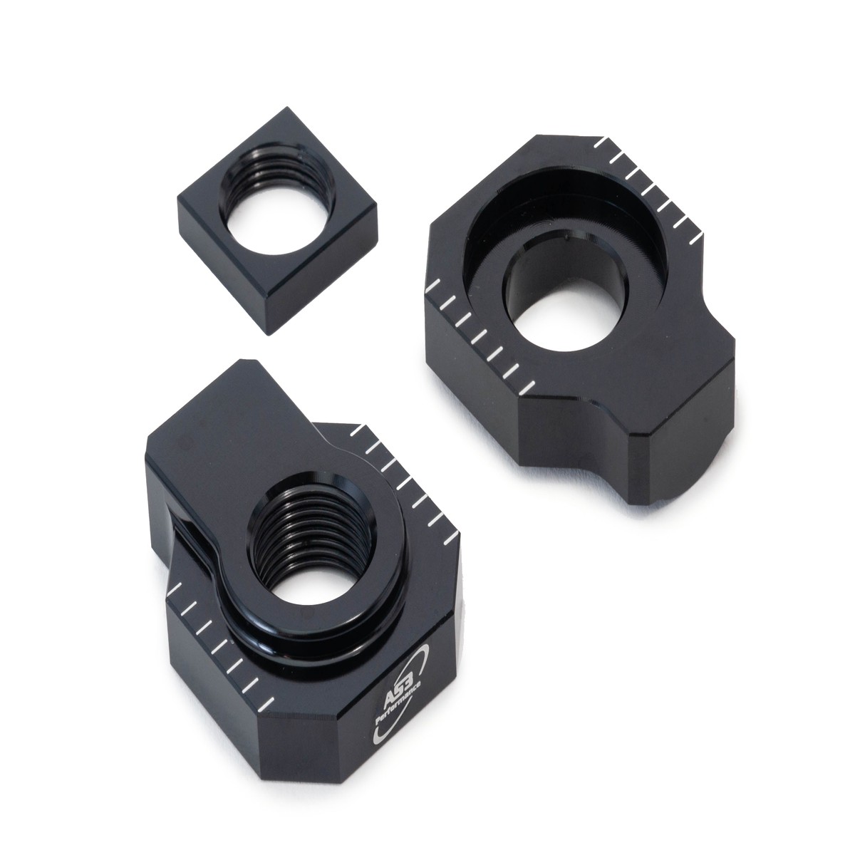 HUSQVARNA TC FC 125 250 350 450 2014-2015 TE FE 150 300 501 2014-2023 AS3 REAR AXLE CHAIN ADJUSTER BLOCKS BLACK