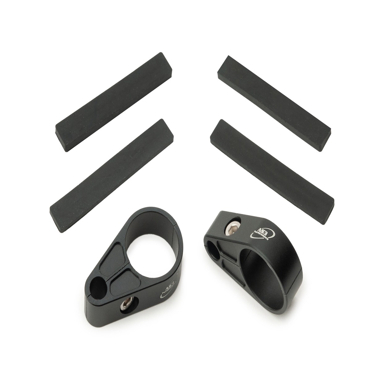 KAWASAKI KFX 400 450 2003-2016 QUAD ATV FRONT BRAKE LINE CLAMP BLACK