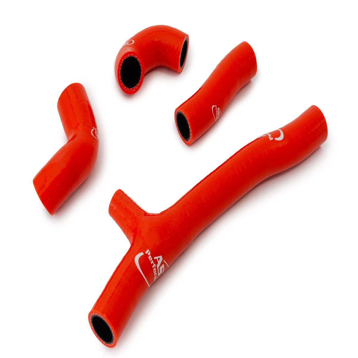 KTM 250 300 EXC XC-W TPI 2020-2023 250 300 XC TPI 2020-2022 AS3 PERFORMANCE SILICONE RADIATOR HOSES ORANGE