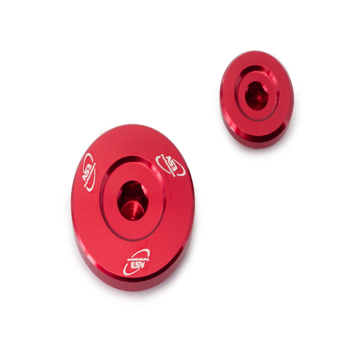 YAMAHA YZ 450 F 2006-2009 WR 250 F 2003-2014 WR 450 F 2003-2014 AS3 ALUMINIUM ENGINE PLUG KIT RED