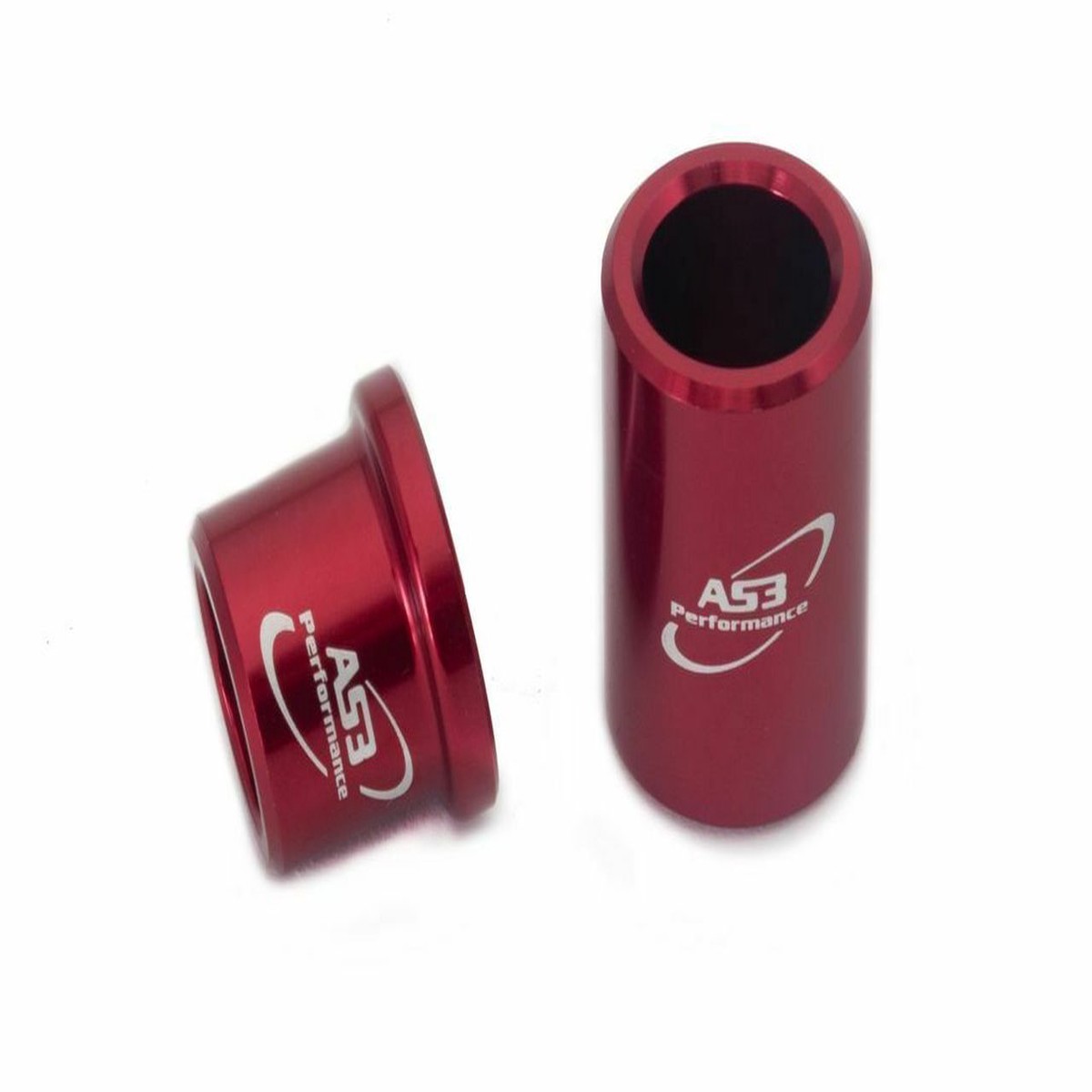 HONDA CRF 150 F 230 F 2003-2019 AS3 PERFORMANCE FRONT WHEEL SPACERS RED