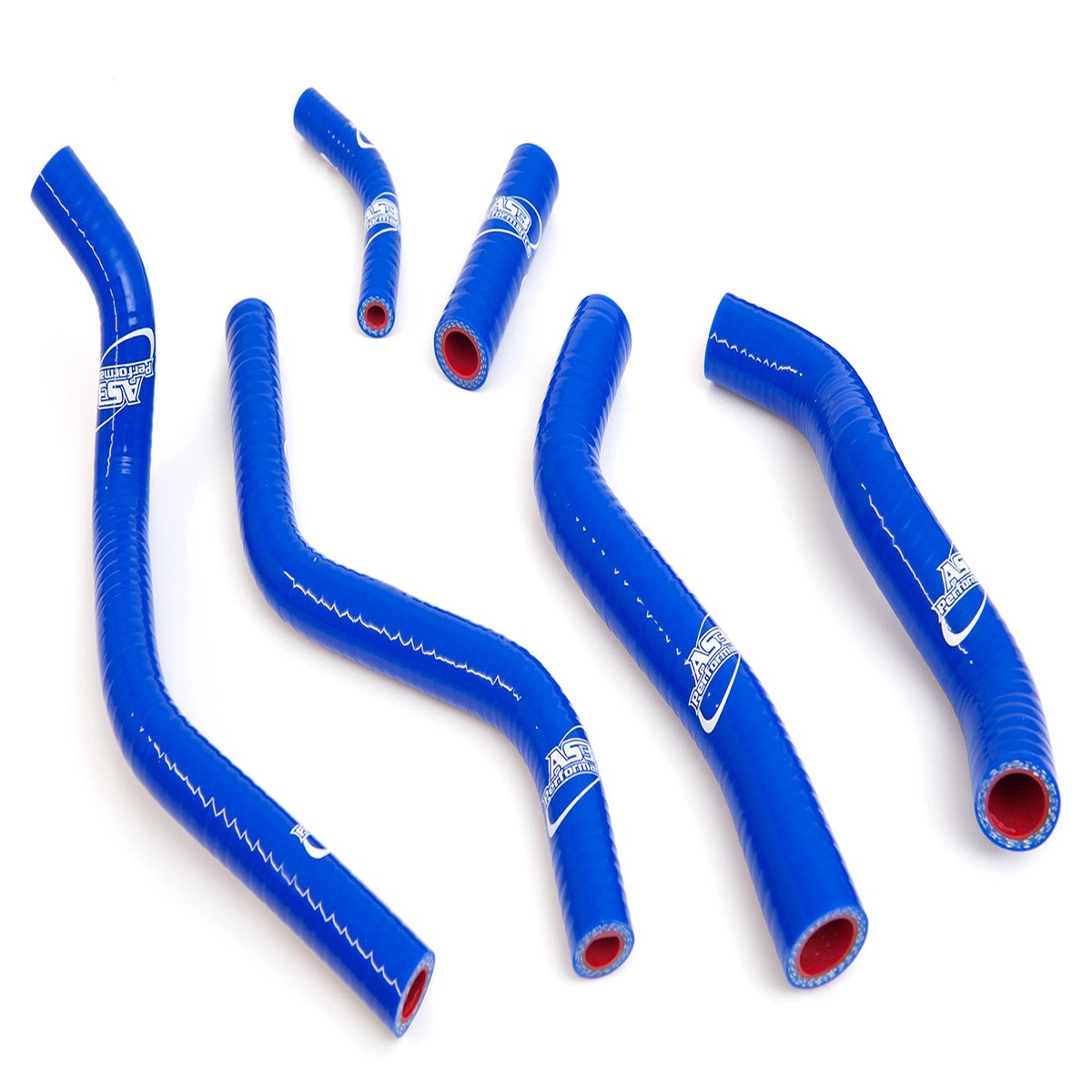 HONDA CR 125 1990-1997 AS3 PERFORMANCE SILICONE RADIATOR HOSES BLUE