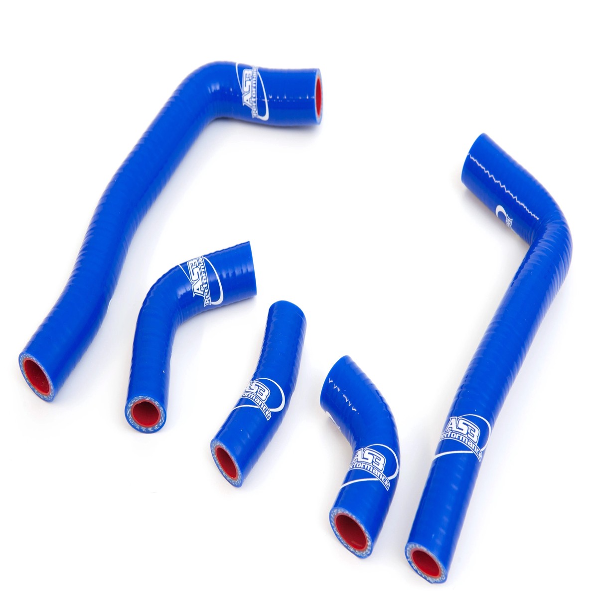 HONDA CRF 450 R 2006-2008 AS3 PERFORMANCE SILICONE RADIATOR HOSES BLUE