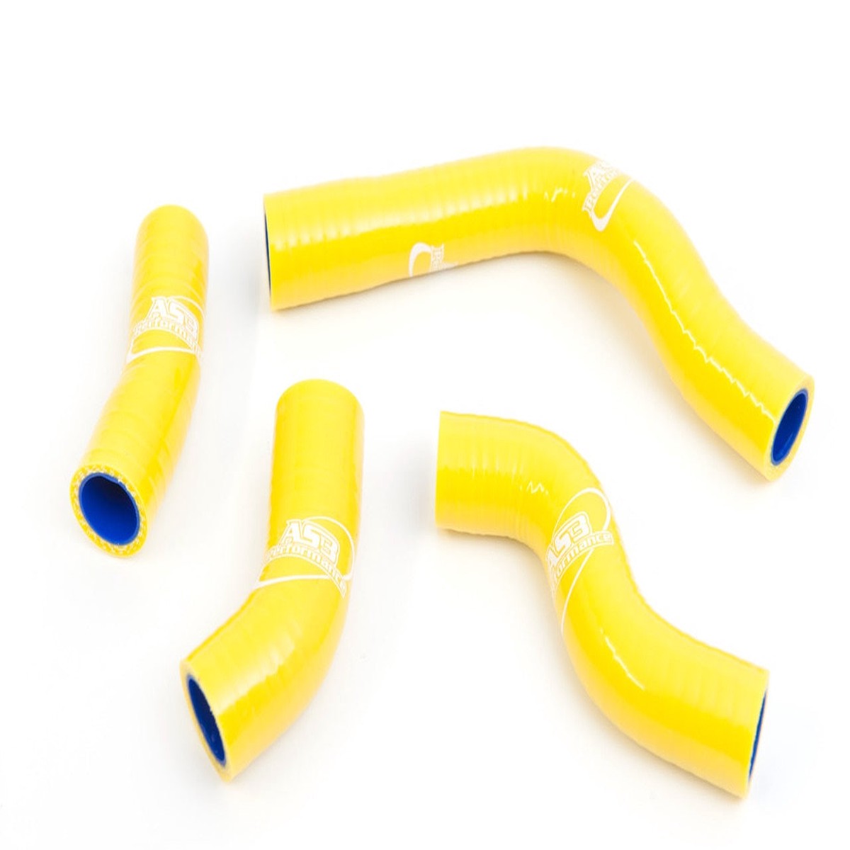 HUSQVARNA FC 250 350 2014-2015 AS3 PERFORMANCE SILICONE RADIATOR HOSES YELLOW