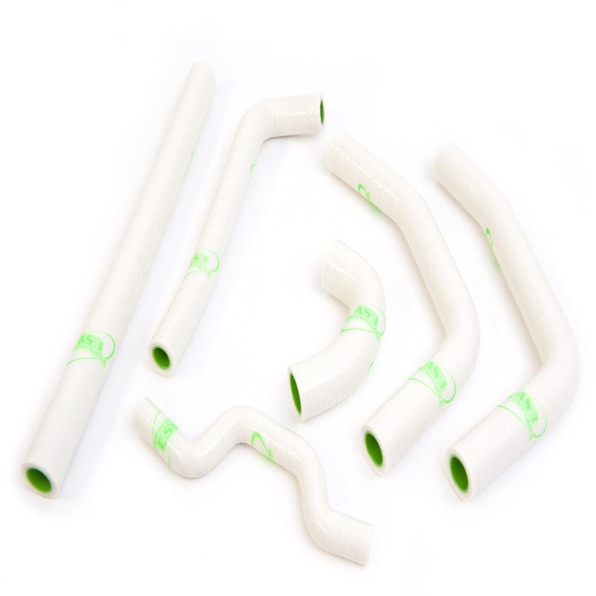 KAWASAKI KX 250 F 2009-2016 AS3 PERFORMANCE SILICONE RADIATOR HOSES WHITE