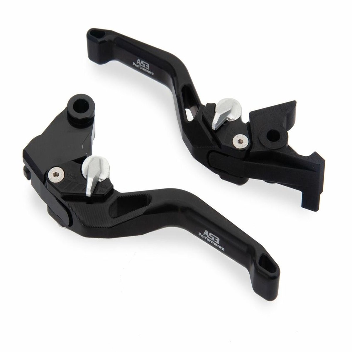 KAWASAKI VERSYS 1000 2012-2014 AS3 ADJUSTABLE FRONT BRAKE CLUTCH LEVERS SHORT BLACK