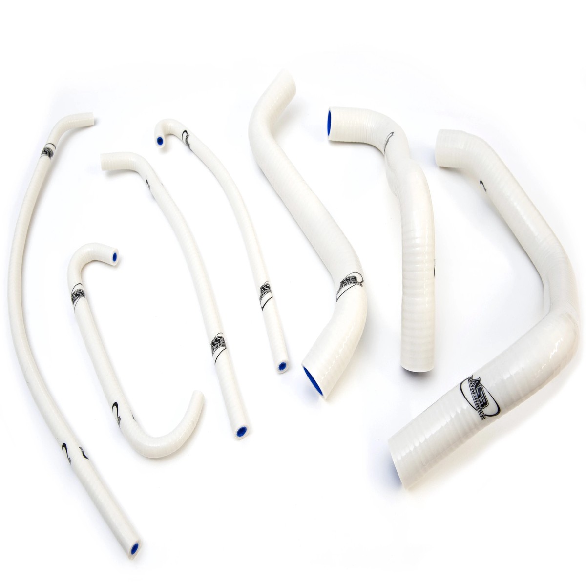 SUZUKI GSXR 1000 2009-2016 AS3 PERFORMANCE SILICONE RADIATOR HOSES WHITE