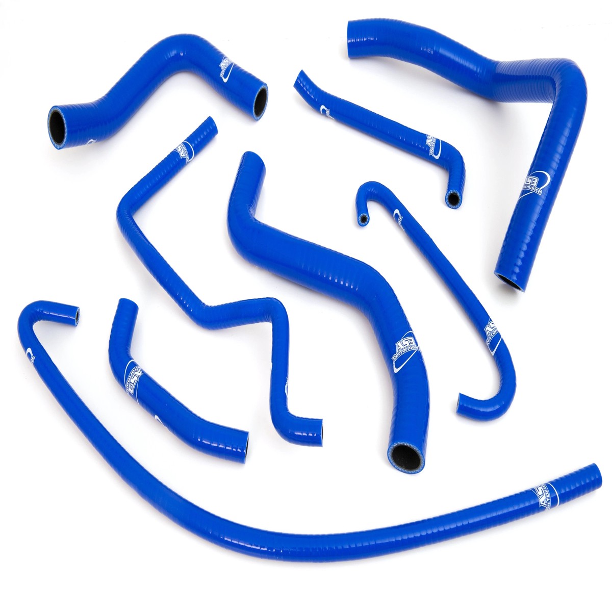 SUZUKI GSXR 600 750 2011-2020 AS3 PERFORMANCE SILICONE RADIATOR HOSES BLUE