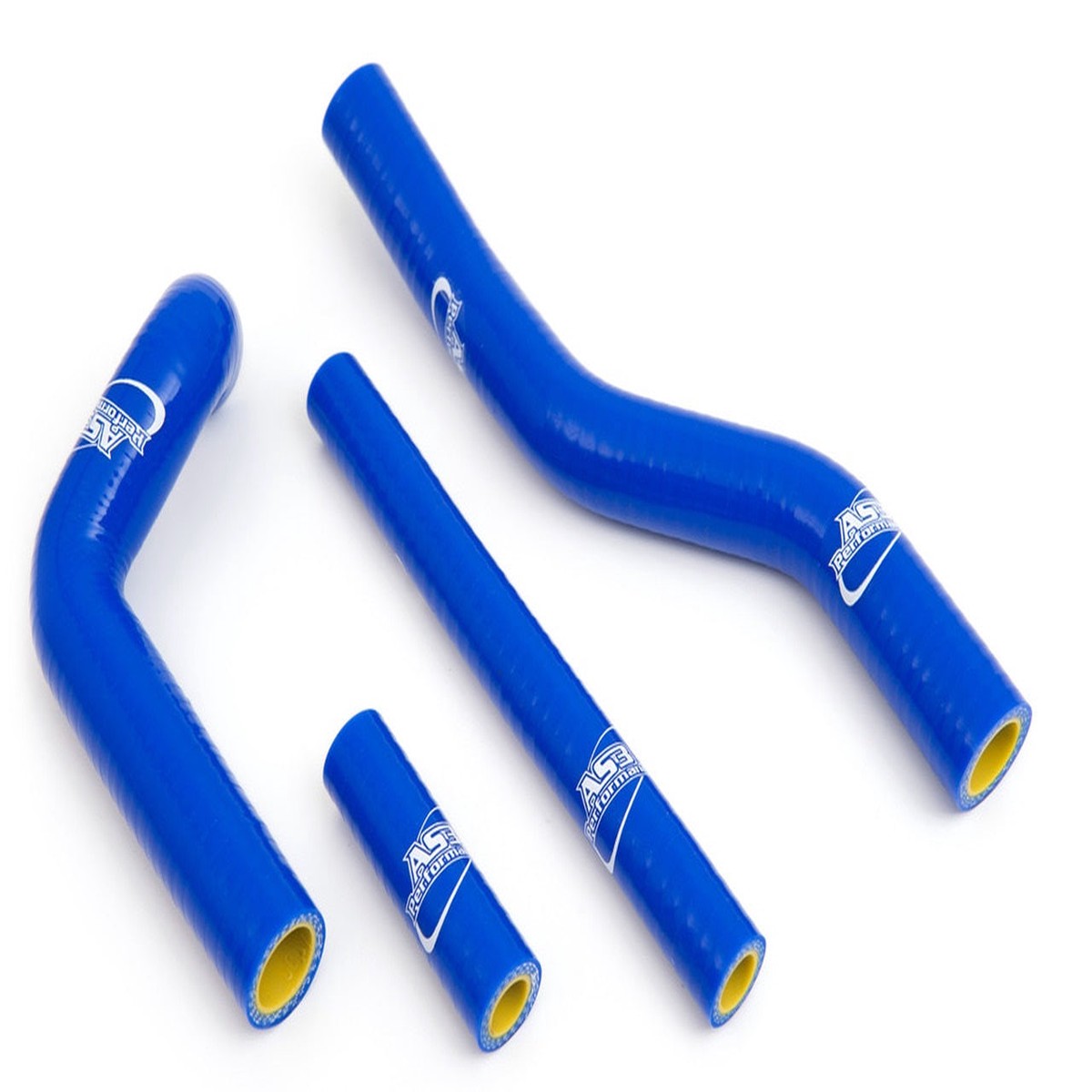 SUZUKI RM 125 2001-2008 AS3 PERFORMANCE SILICONE RADIATOR HOSES BLUE
