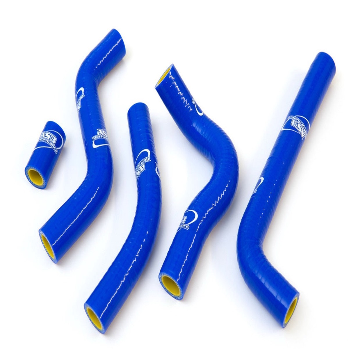 SUZUKI RMZ 450 2006 AS3 PERFORMANCE SILICONE RADIATOR HOSES BLUE
