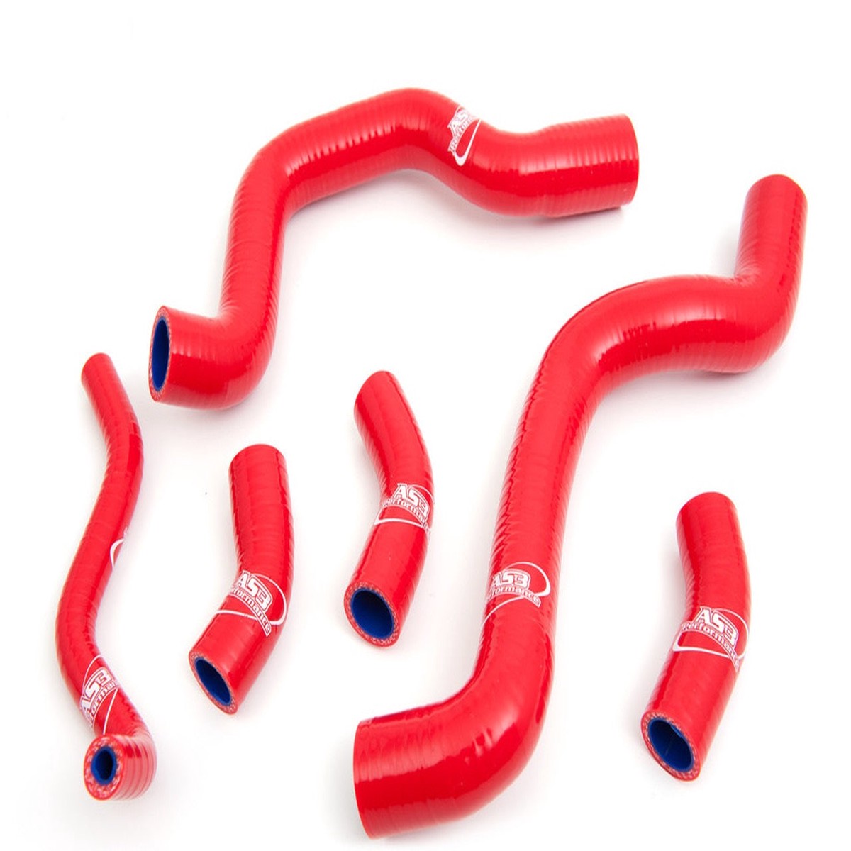 SUZUKI SV 650 2003-2014 AS3 PERFORMANCE SILICONE RADIATOR HOSES RED