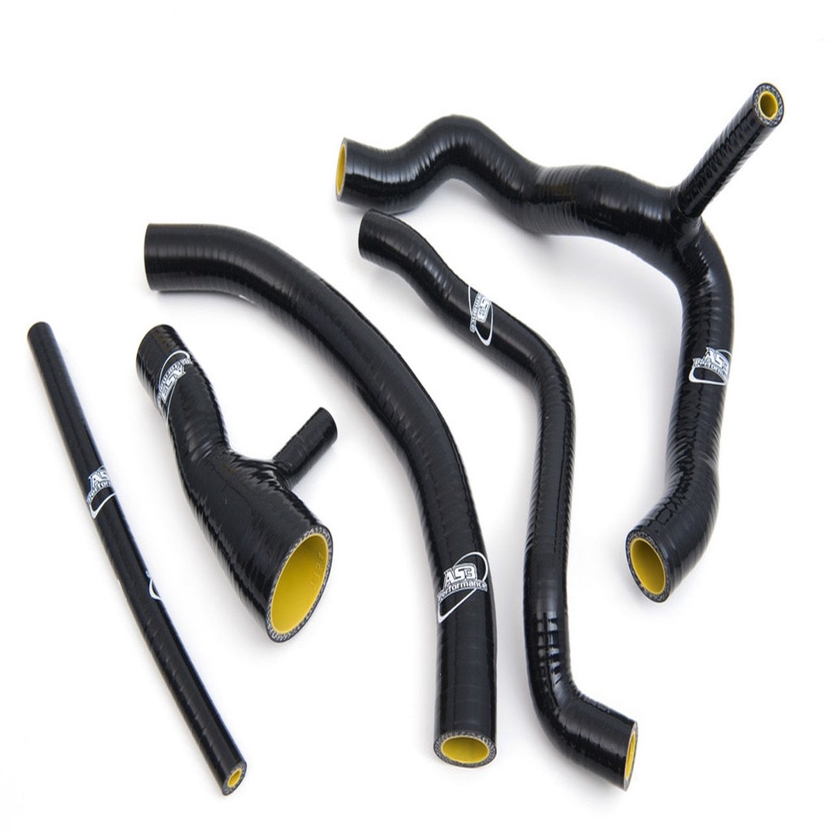 TRIUMPH TT 600 2000-2003 SPEED FOUR 2002-2006 AS3 PERFORMANCE SILICONE RADIATOR HOSES BLACK