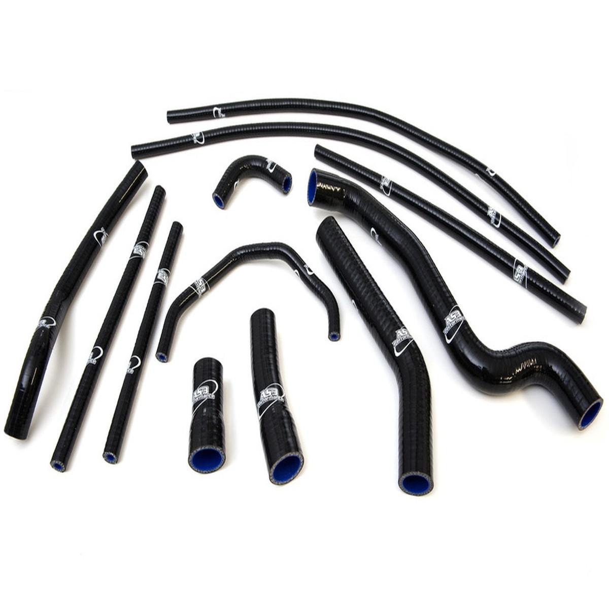 YAMAHA FZ1 1000 FAZER 2006-2011 AS3 PERFORMANCE SILICONE RADIATOR HOSES BLACK
