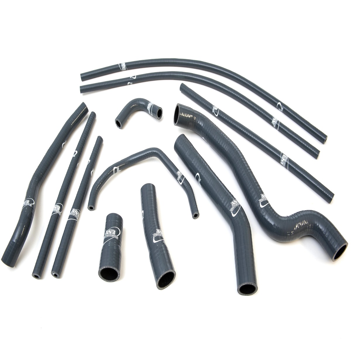 YAMAHA FZ1 1000 FAZER 2006-2011 AS3 PERFORMANCE SILICONE RADIATOR HOSES GREY