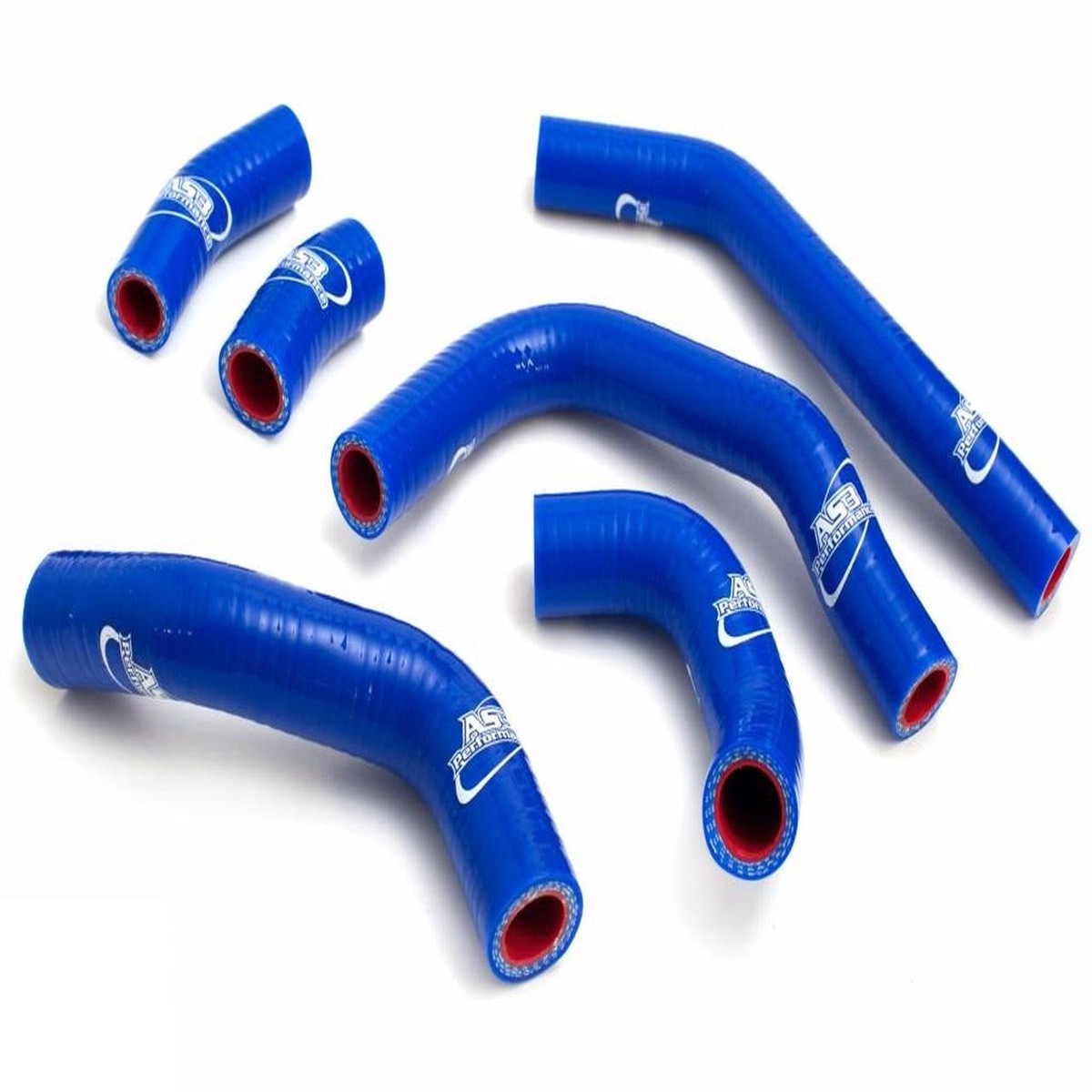 HONDA CRF 450 R 2013-2014 AS3 PERFORMANCE SILICONE RADIATOR HOSES BLUE