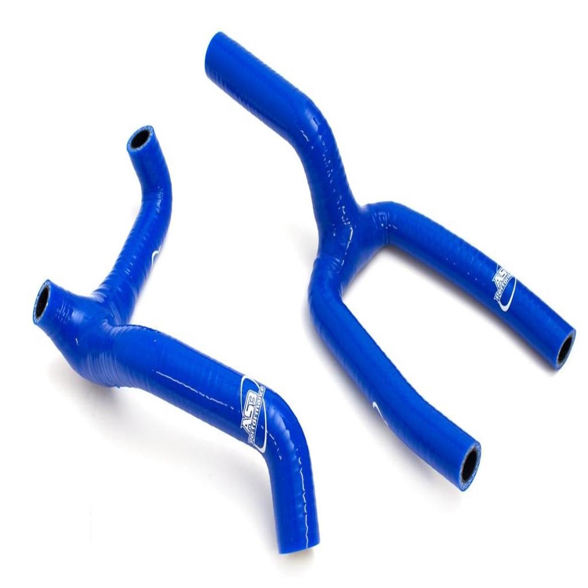 HUSQVARNA WR CR 125 2000-2008 AS3 PERFORMANCE SILICONE RADIATOR HOSES BLUE