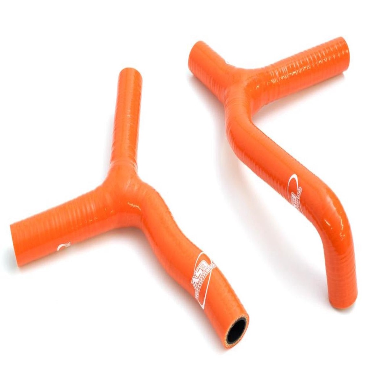 KTM 85 SX 2003-2012 AS3 PERFORMANCE SILICONE RADIATOR HOSES ORANGE