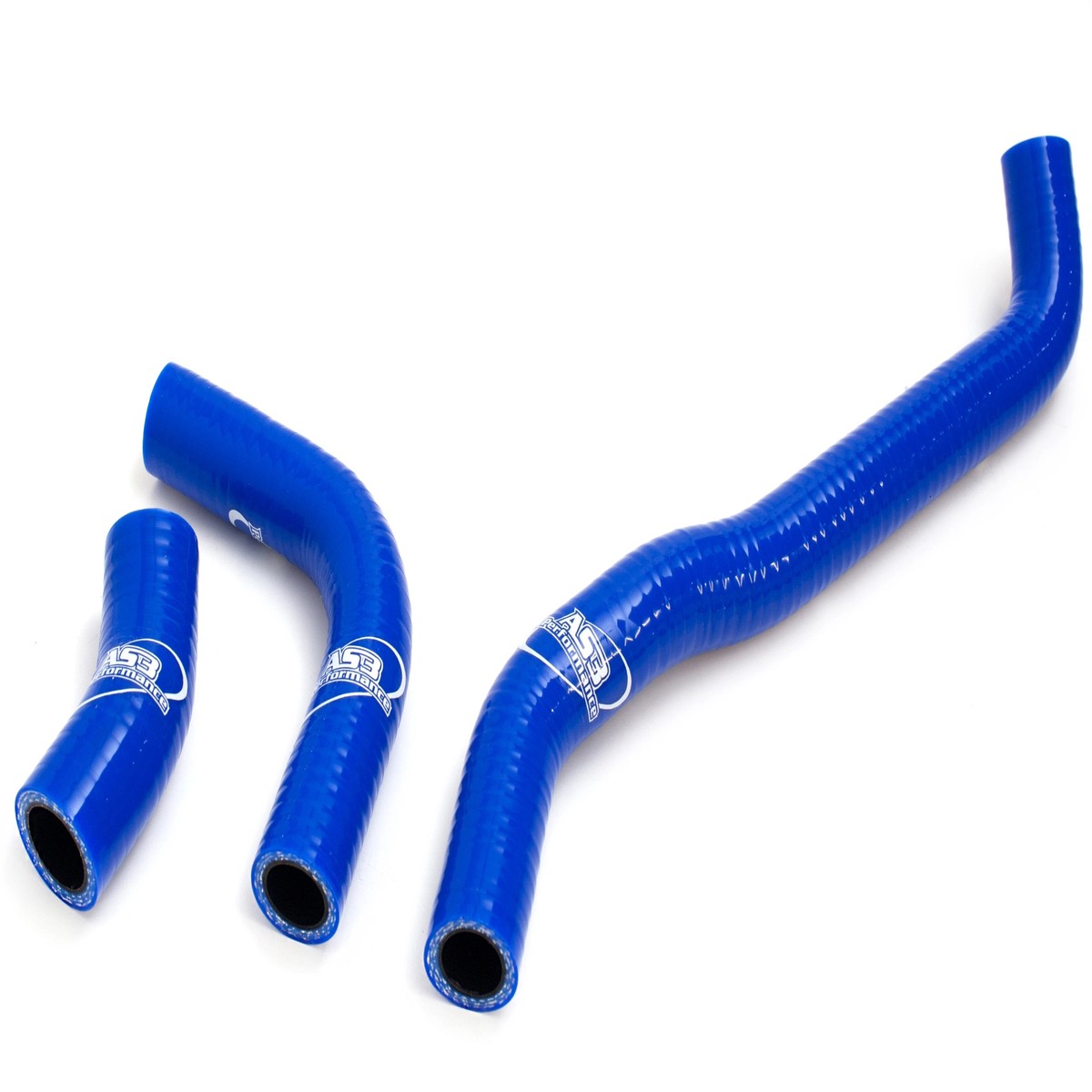 SUZUKI DRZ 400 S 2000-2019 DRZ 400 SM 2005-2020 AS3 PERFORMANCE SILICONE RADIATOR HOSES BLUE
