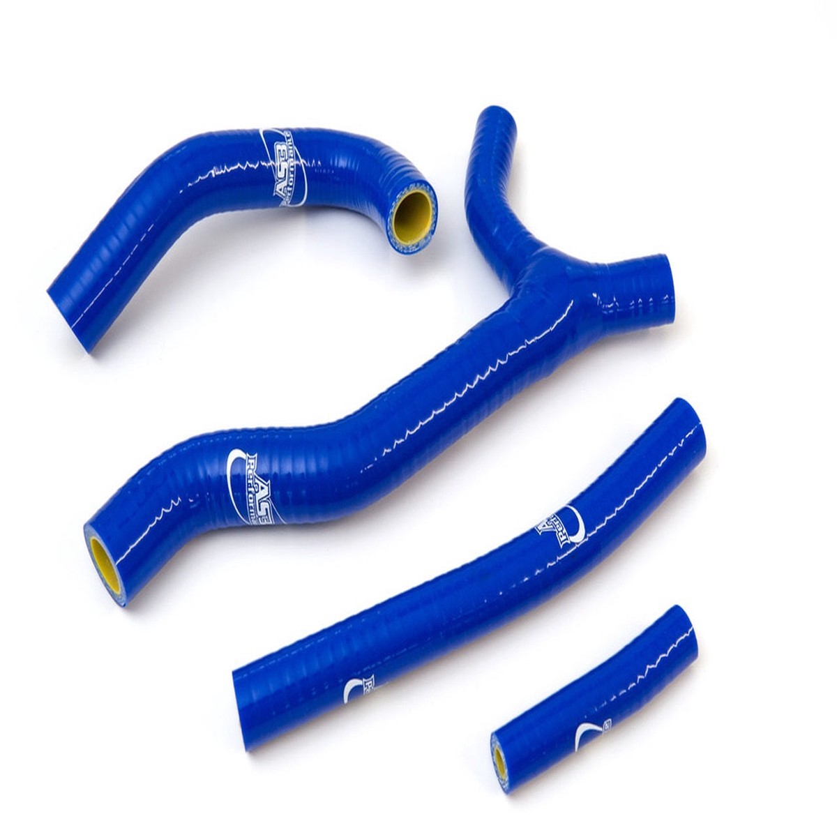SUZUKI RM 125 1992-1995 AS3 PERFORMANCE SILICONE RADIATOR HOSES BLUE