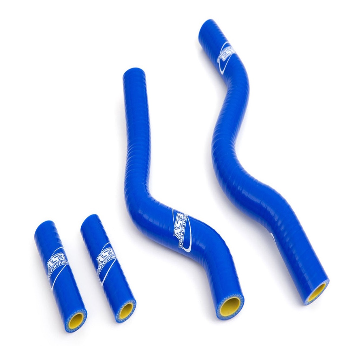 SUZUKI RM 250 2001-2008 AS3 PERFORMANCE SILICONE RADIATOR HOSES BLUE