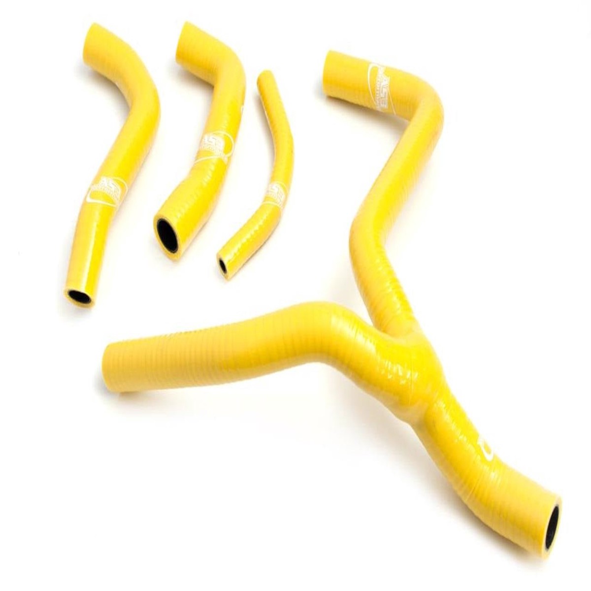 SUZUKI RMZ 250 2013-2018 AS3 PERFORMANCE SILICONE RADIATOR HOSES (Y-KIT) YELLOW