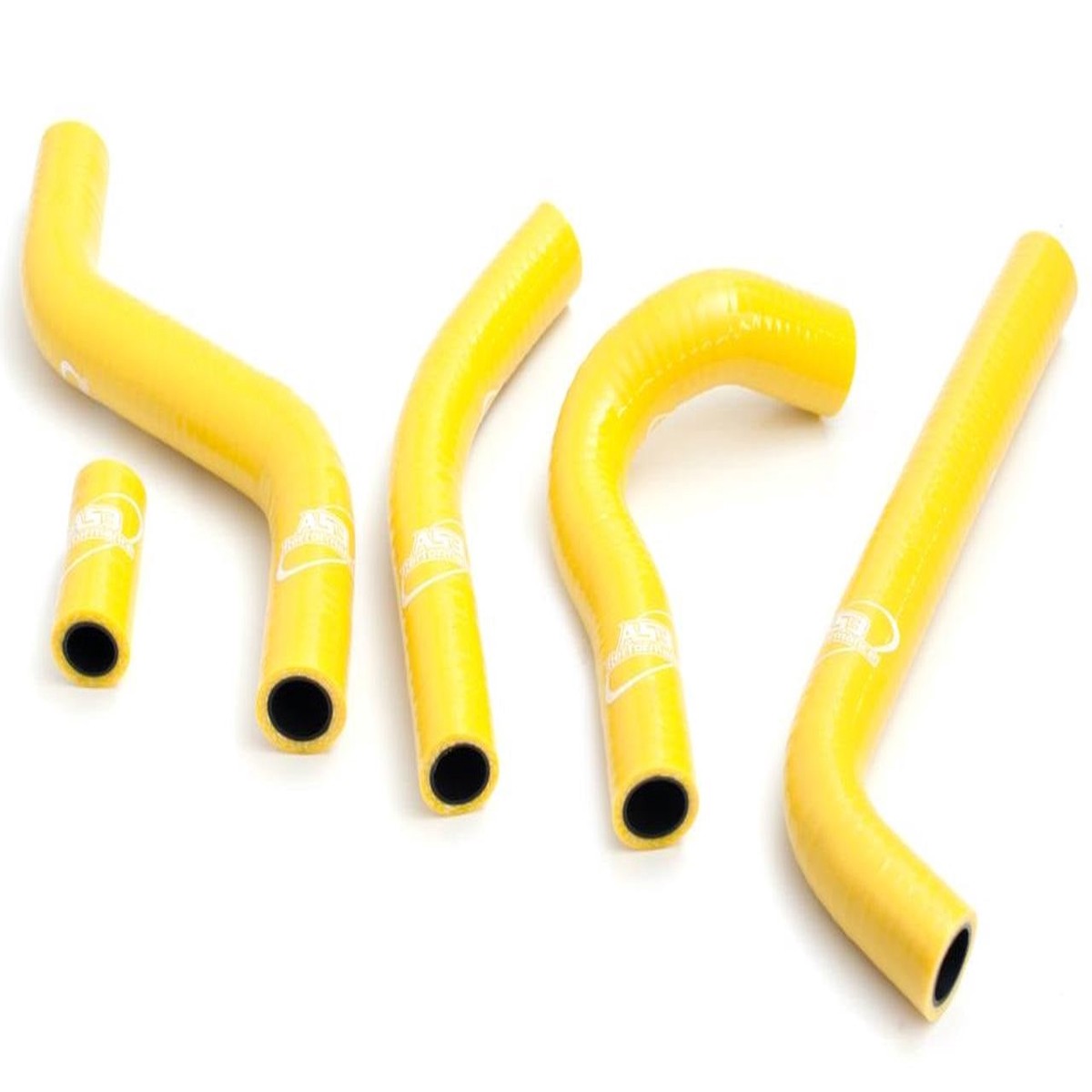 SUZUKI RMZ 450 2006 AS3 PERFORMANCE SILICONE RADIATOR HOSES YELLOW