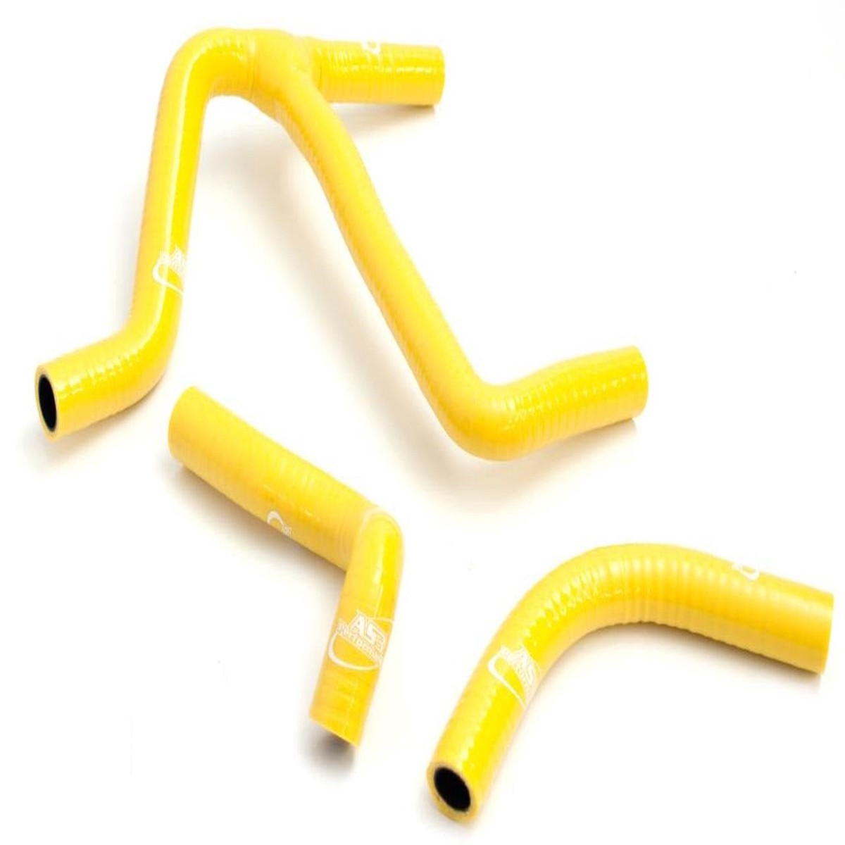 SUZUKI RMZ 450 2008-2014 AS3 PERFORMANCE SILICONE RADIATOR HOSES (Y-KIT) YELLOW