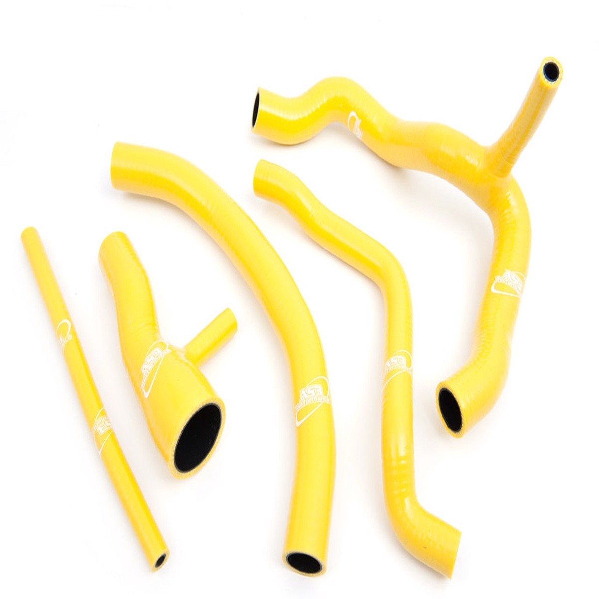 TRIUMPH TT 600 2000-2003 SPEED FOUR 2002-2006 AS3 PERFORMANCE SILICONE RADIATOR HOSES YELLOW