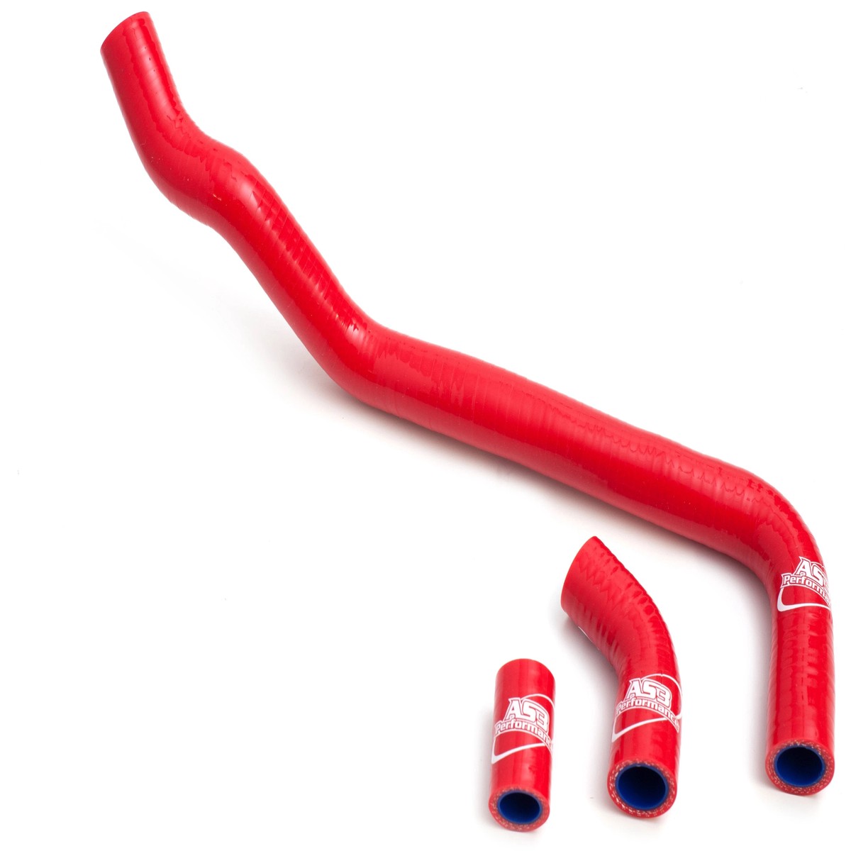 YAMAHA WR 250 R X 2008-2020 AS3 PERFORMANCE SILICONE RADIATOR HOSES RED