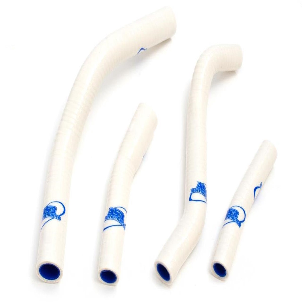 YAMAHA YZ 250 F 2014-2018 AS3 PERFORMANCE SILICONE RADIATOR HOSES WHITE