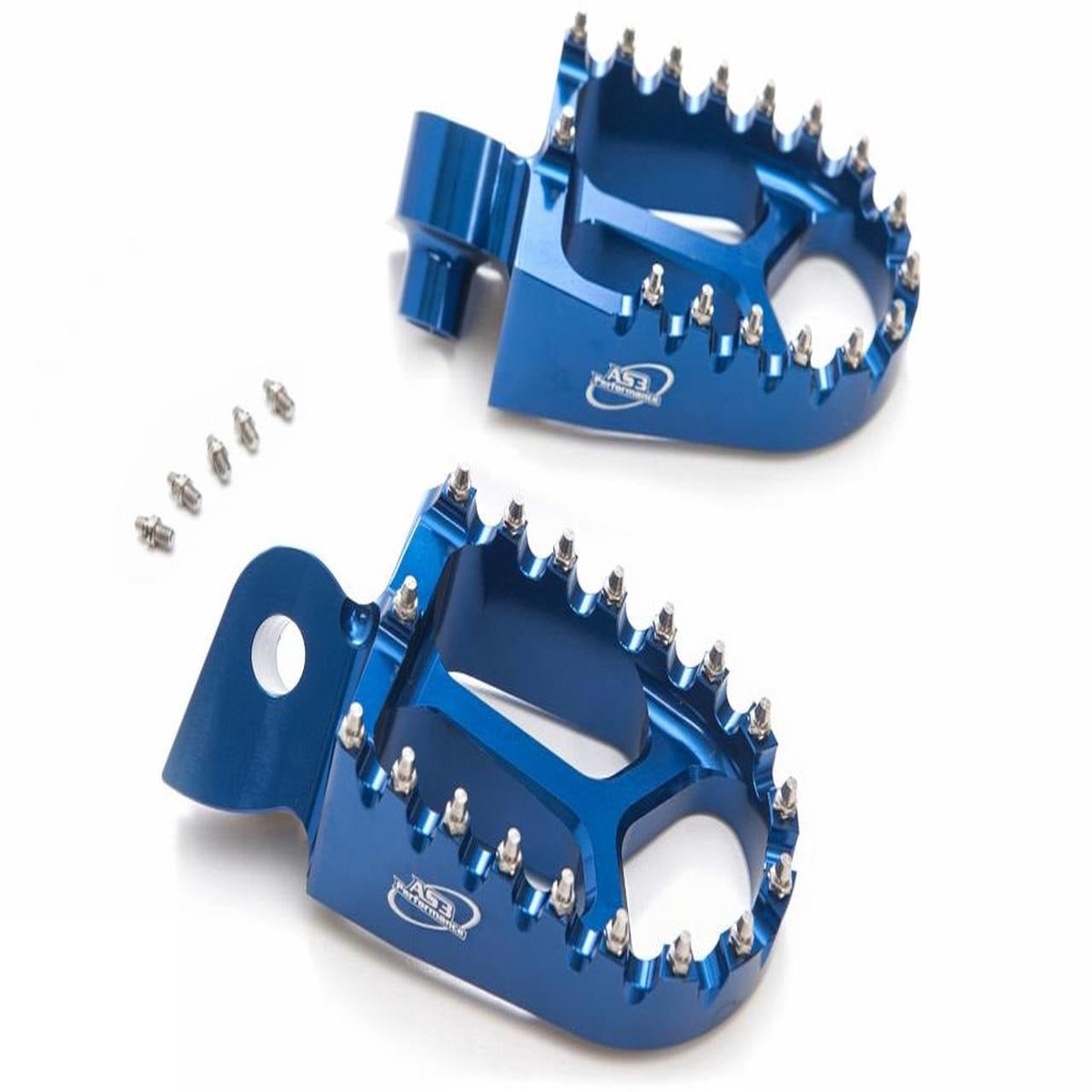 YAMAHA YZ 65 85 125 250 99-27 YZ 250 F 01-23 YZ 400 426 450 F 99-22 WR 250 F 01-24 WR 450 F 03-23 AS3 RACING SERIES WIDE FOOT PEGS BLUE
