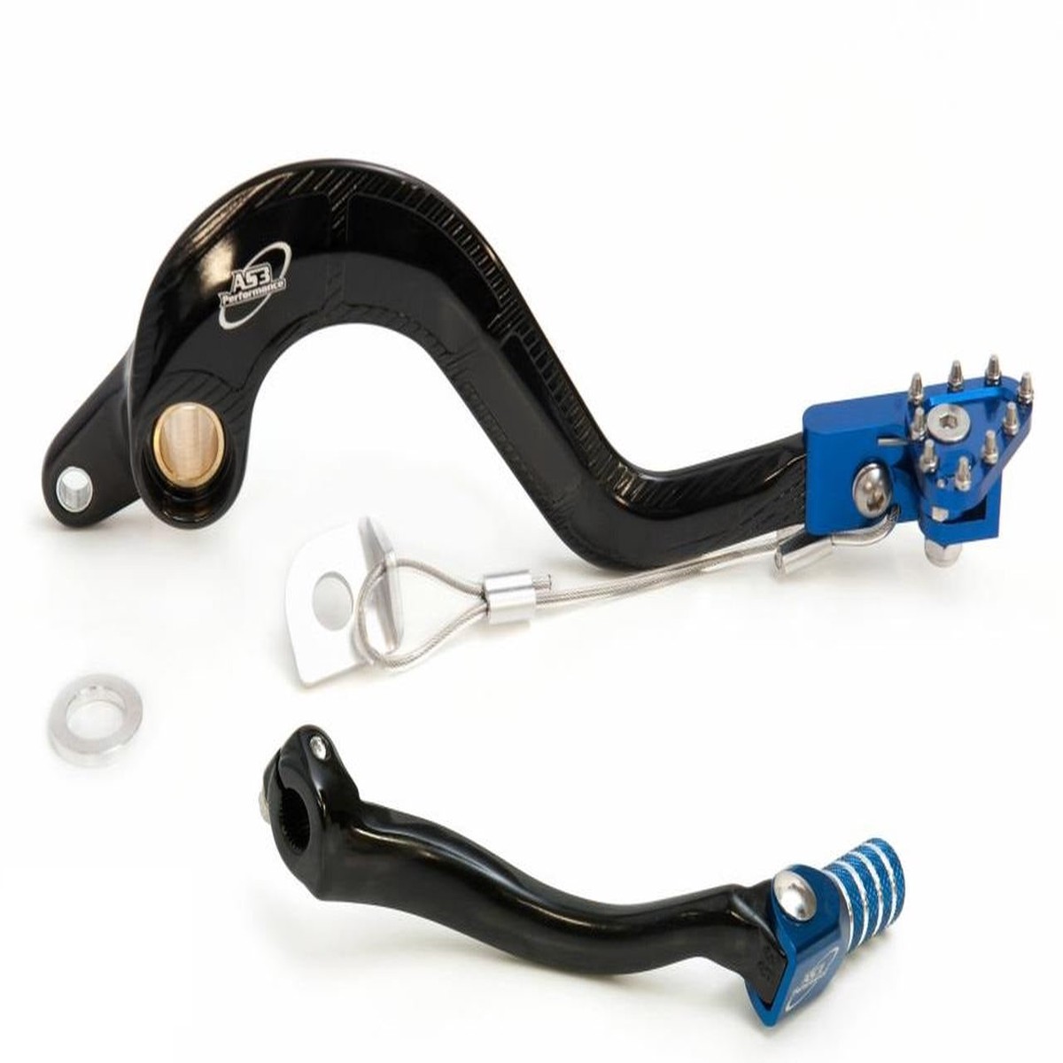 AS3 FORGED GEAR LEVER & REAR BRAKE PEDAL COMBO SET | YAMAHA YZ 250 F YZ 450 F 2005