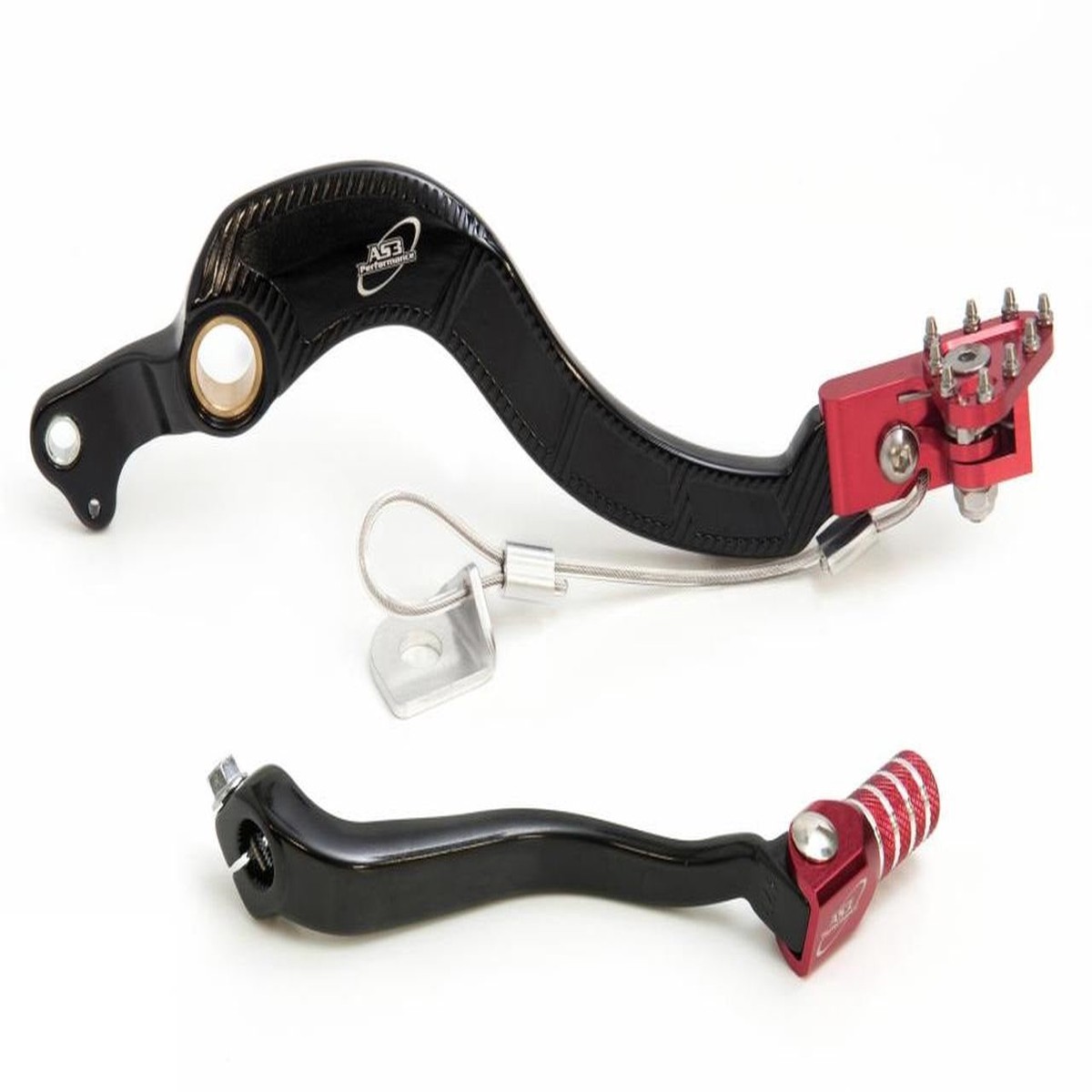 HONDA CRF 250 R 2010-2017 AS3 FORGED GEAR LEVER & REAR BRAKE PEDAL COMBO SET