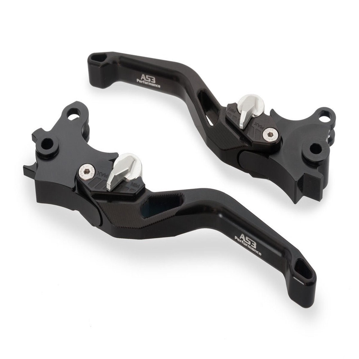 BMW F 650 700 800 GS R S ST GT AS3 ADJUSTABLE FRONT BRAKE CLUTCH LEVERS SHORT BLACK
