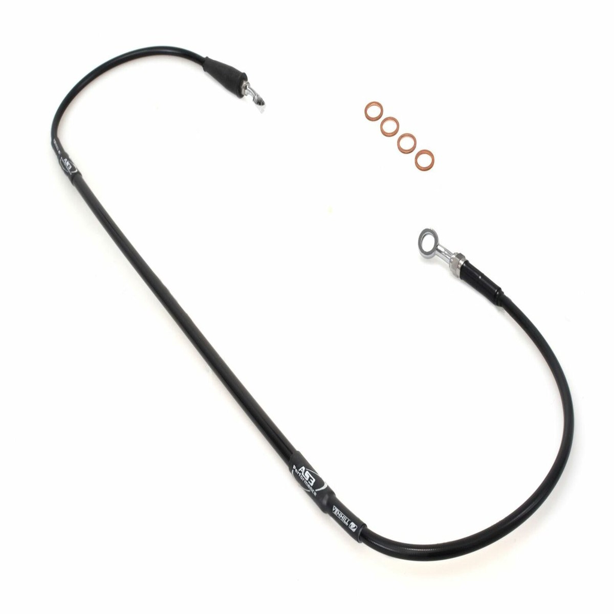 GAS GAS TXT PRO 125 250 280 300 2002-2010 AS3 VENHILL FRONT BRAKE LINE HOSE BLACK