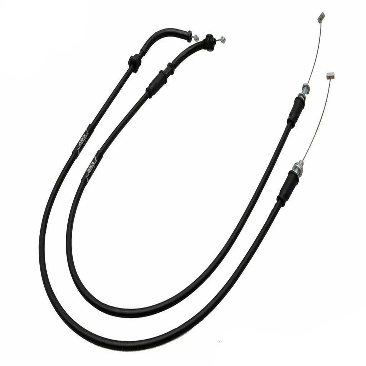 HONDA CBR 600 F 1991-1996 AS3 VENHILL FEATHERLIGHT THROTTLE CABLES BLACK