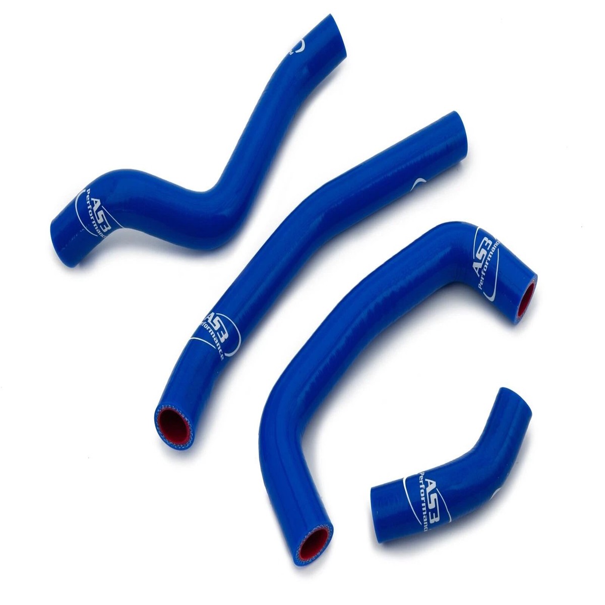 HONDA CRF 250 R 18-21 CRF 250 RX 19-21 AS3 PERFORMANCE SILICONE RADIATOR HOSES BLUE