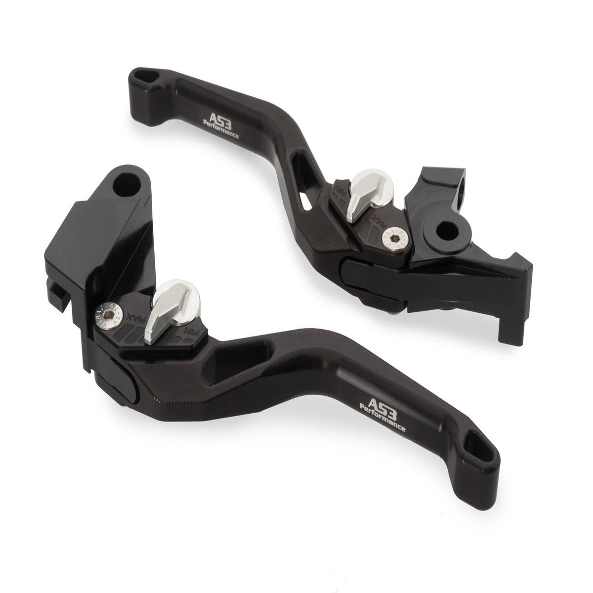KAWASAKI KLE 650 VERSYS 2009-2014 AS3 ADJUSTABLE FRONT BRAKE CLUTCH LEVERS SHORT BLACK