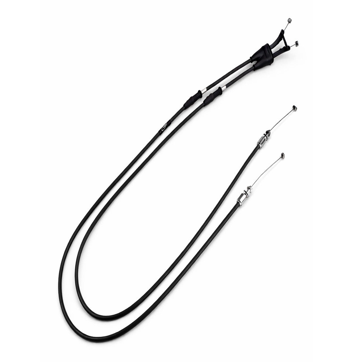KAWASAKI KX 450 F 2009-2011 AS3 VENHILL FEATHERLIGHT THROTTLE CABLES BLACK