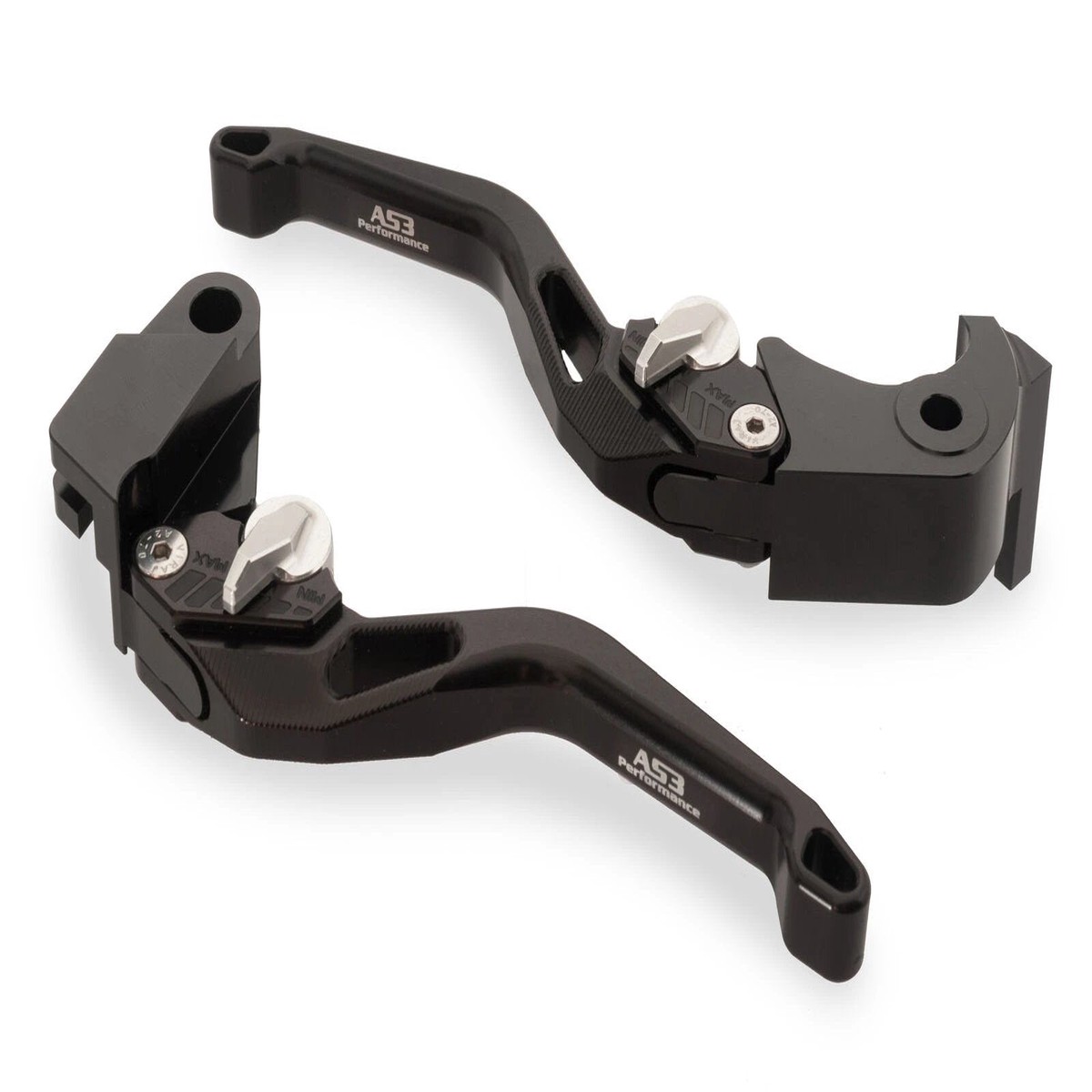 KAWASAKI Z 900 1000 NINJA 1000 AS3 ADJUSTABLE FRONT BRAKE CLUTCH LEVERS SHORT BLACK
