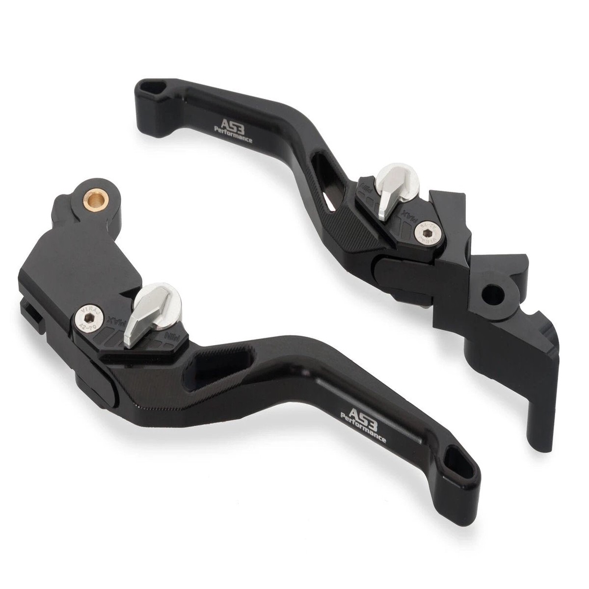 MV AGUSTA DRAGSTER TURISMO VELOCE 800 AS3 ADJUSTABLE BRAKE CLUTCH LEVERS SHORT BLACK