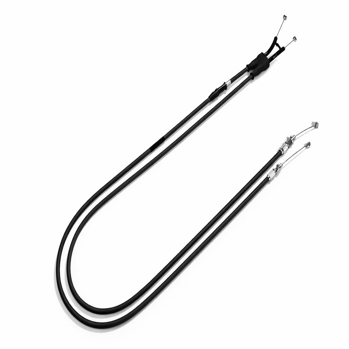 SUZUKI RMX 450 Z 2010-2016 AS3 VENHILL FEATHERLIGHT THROTTLE CABLES BLACK