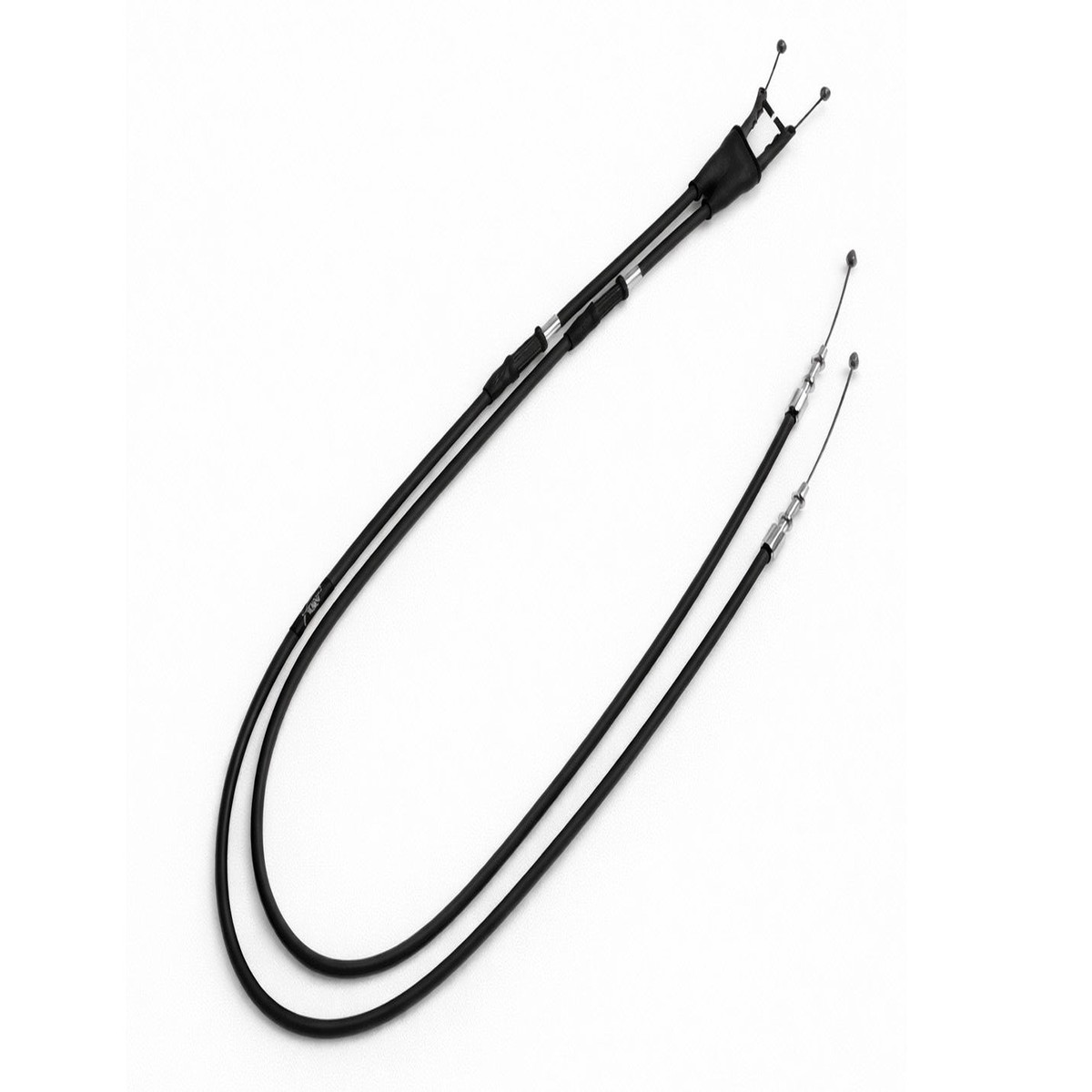 SUZUKI RMZ 250 2004-2006 AS3 VENHILL FEATHERLIGHT THROTTLE CABLES BLACK