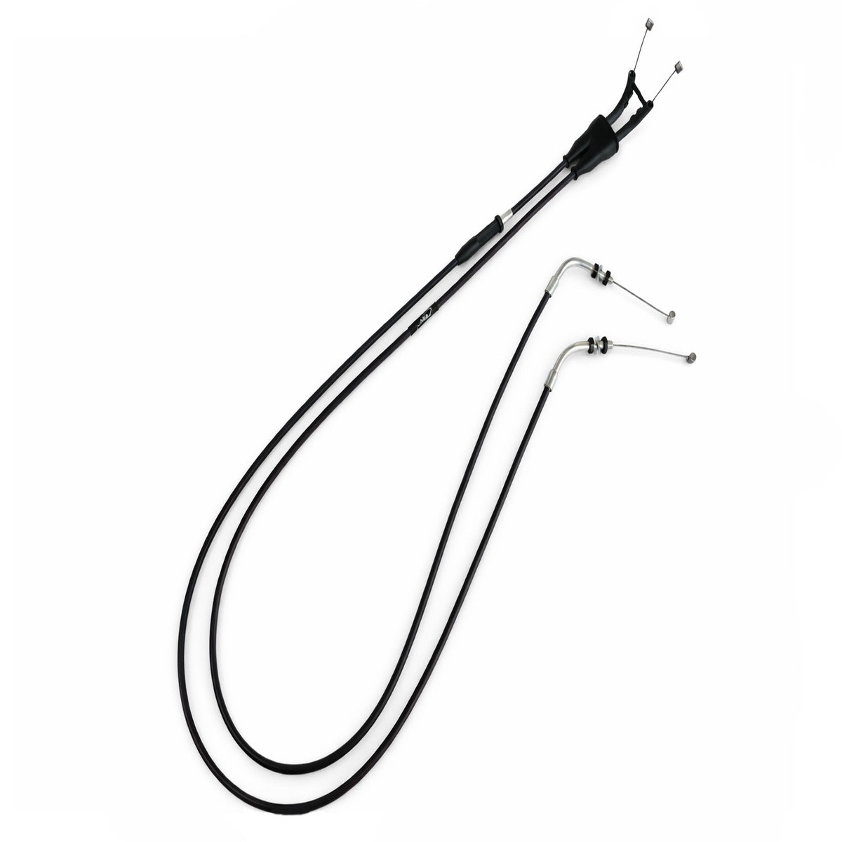 YAMAHA WR 450 F 2012-2015 AS3 VENHILL FEATHERLIGHT THROTTLE CABLES BLACK
