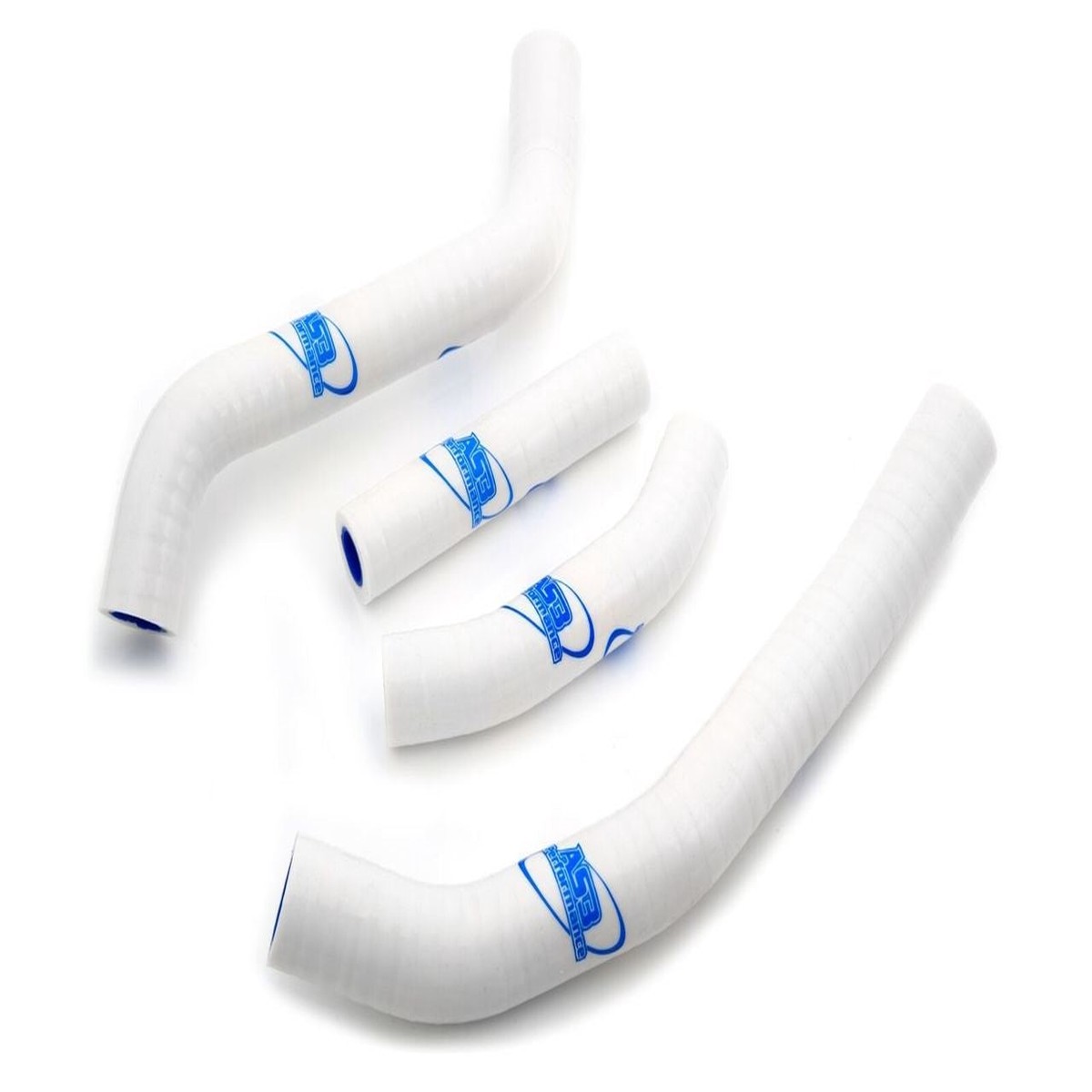 YAMAHA YZ 250 F 2019-2023 WR 250 F 2020-2024 AS3 PERFORMANCE SILICONE RADIATOR HOSES WHITE