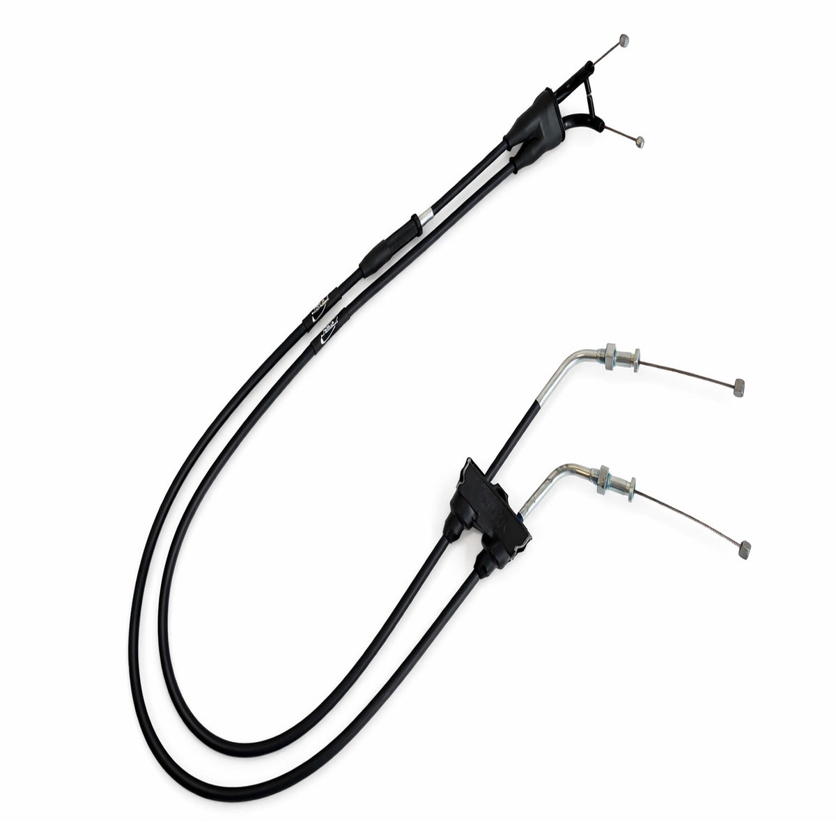 YAMAHA YZ 450 F 2014-2015 YZ 450 FX 2016-2018 WR 450 F 2016-2018 AS3 VENHILL FEATHERLIGHT THROTTLE CABLES BLACK