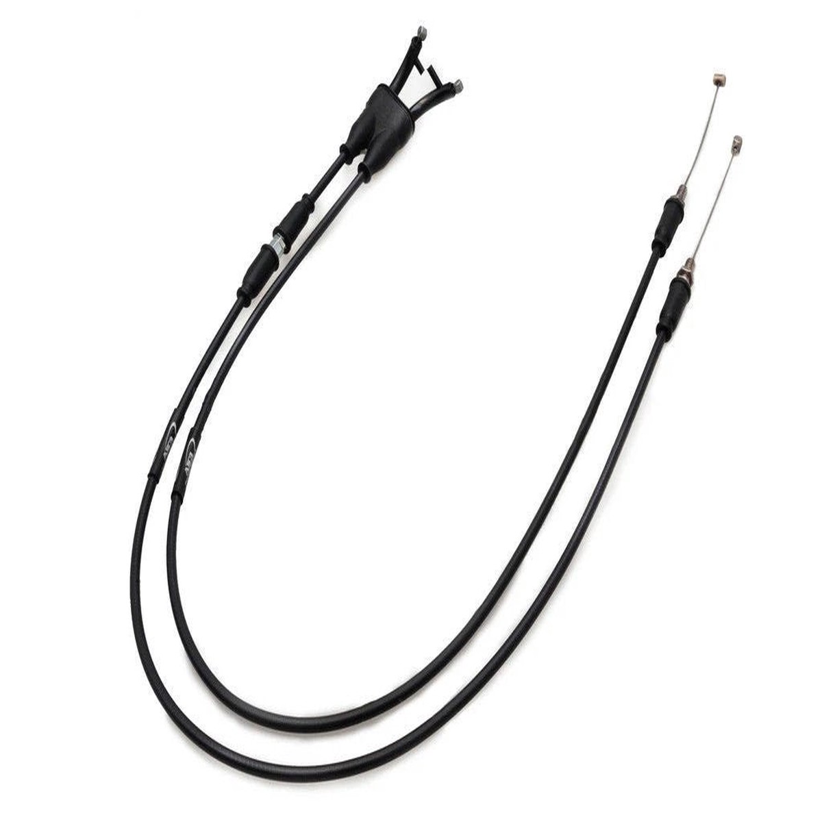 YAMAHA YZF 600 R6 2008-2016 AS3 VENHILL FEATHERLIGHT THROTTLE CABLES  BLACK